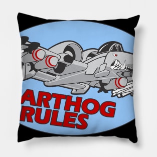 Warthog Rules Pillow