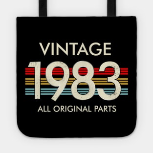 Vintage 1983 All Original Parts Tote