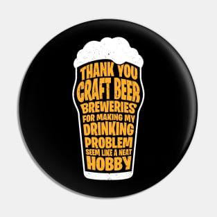 Thank You Breweries Pin