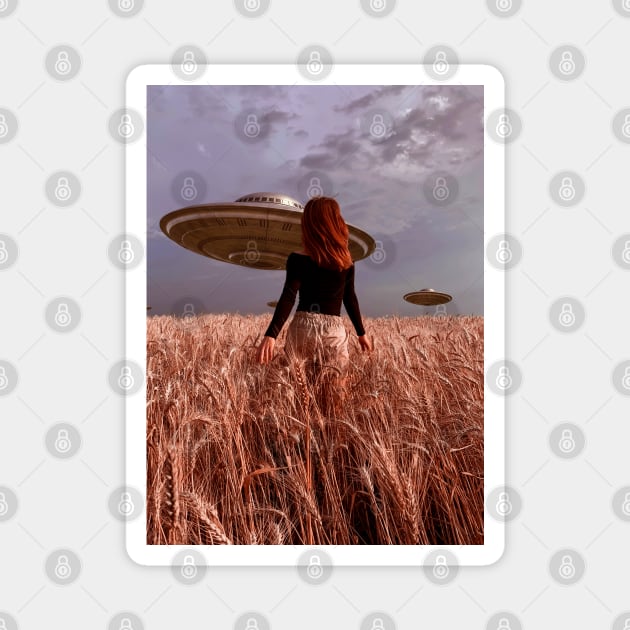 Welcome UFOs #3 Magnet by Megadorim