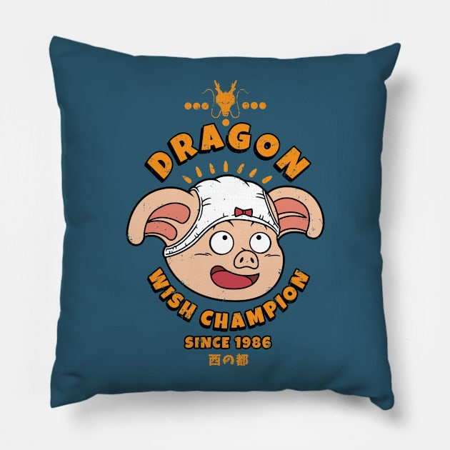 Dragon Wish Champion Pillow by pigboom