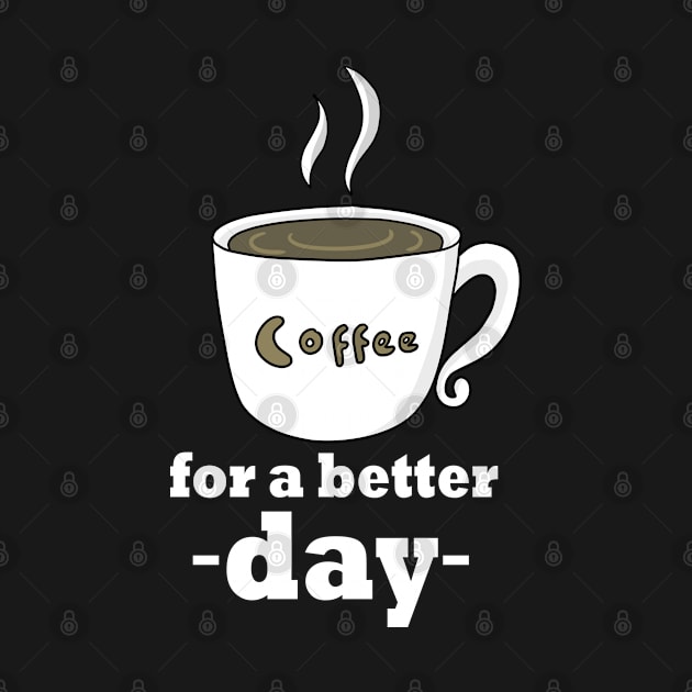 coffee for a better day cartoon v2 by Ojoy