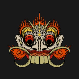 Barong Bali Mask Face T-Shirt