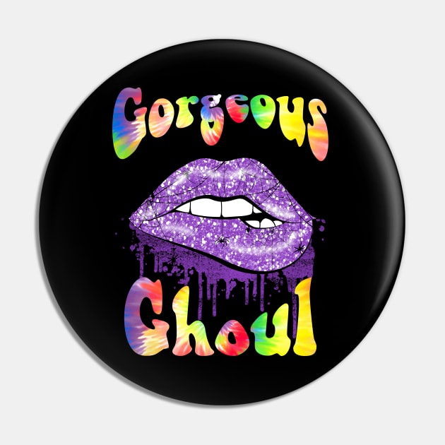 Gorgeous Ghoul Lips Pin by MZeeDesigns