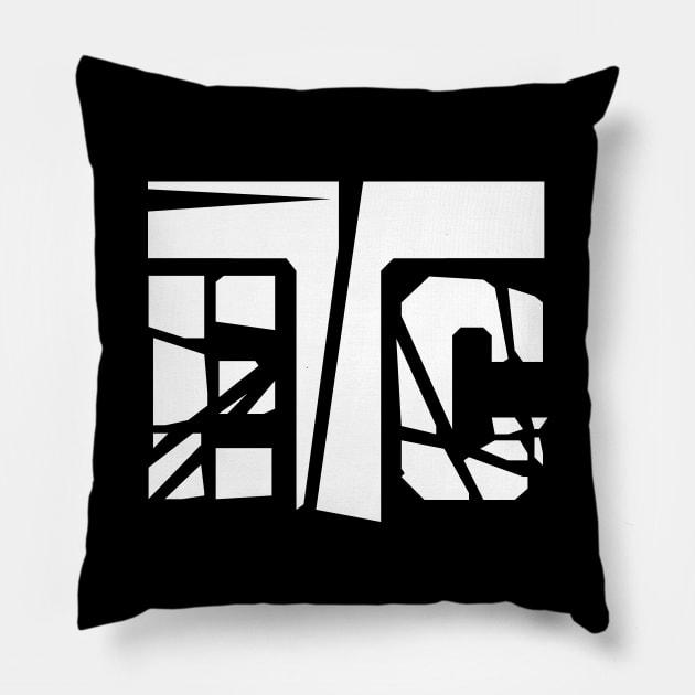 ETC etcetera design Pillow by Dyobon