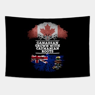 Canadian Grown With Caymanian Roots - Gift for Caymanian With Roots From Cayman Islands Tapestry