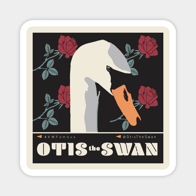 Otis the Swan Magnet by KWFamous