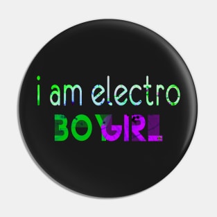 Electro Boosh Boy Girl mk2 - Eye Voodoo Pin