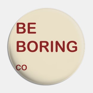 Basic Boring Pin