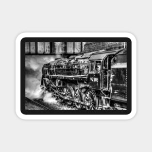 Black Prince Steam Train Magnet