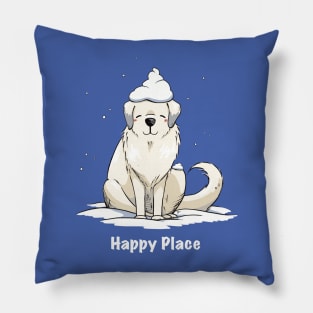 Happy Place Pyrenees Pillow