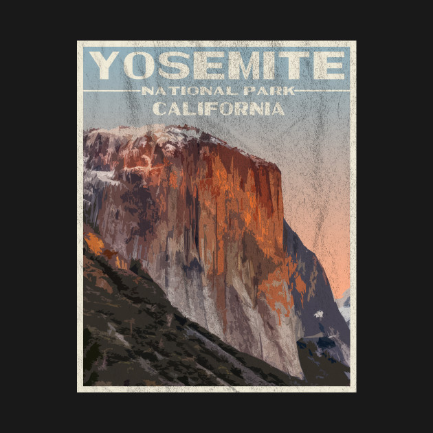 Disover Yosemite Worn - Yosemite - T-Shirt