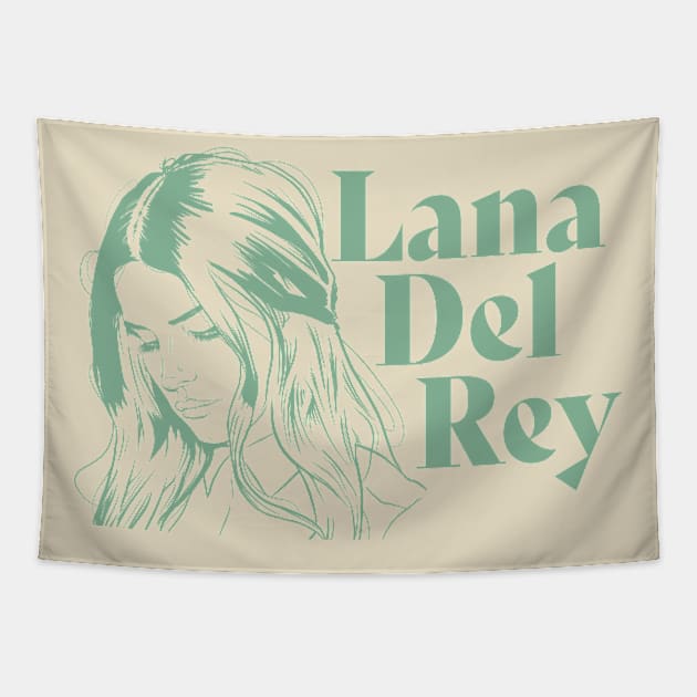 Lana Del Rey Sadness Tapestry by Swoody Shop