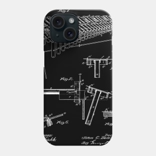 Musical Instrument Vintage Patent Hand Drawing Phone Case