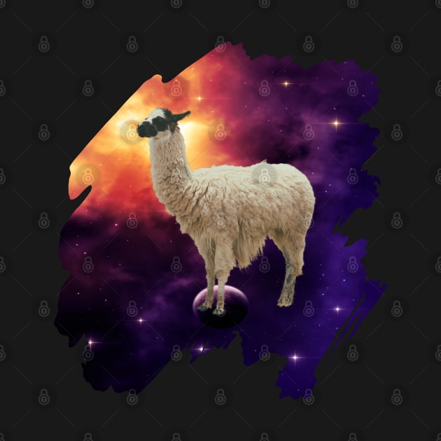 Llama in Outer Space by ro83land