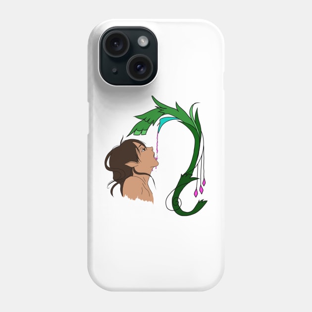 Copy of Elf drinking from a flower Phone Case by RavenRarities