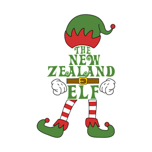 The New Zealand Elf Christmas Family Matching Outfits Group Attire T-Shirt