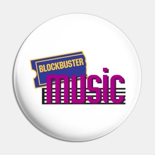 Blockbuster Music - Defunct Music Store Pin