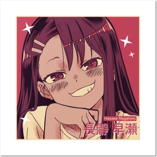  Ijiranaide Nagatoro-san Anime Posters（2） Canvas Poster Bedroom  Decor Sports Landscape Office Room Decor Gift Frame:  Frame:12x18inch(30x45cm) : Hogar y Cocina