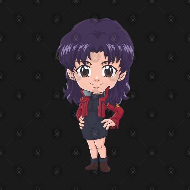 NERV Major Misato by TeeTowArt