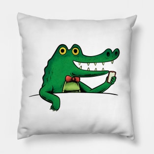 Gentle Croco Pillow