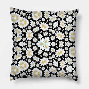 Kaleidoscope of Summer Flower Pattern Pillow