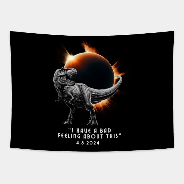 Eclipse Shirt 2024 Eclipse Tshirt Total Solar Eclipse Shirt Dinosaur Shirt Kids Youth Eclipse 2024 Youth Eclipse Shirt Gift Solar Eclipse Shirt T-Shirt Tapestry by HoosierDaddy