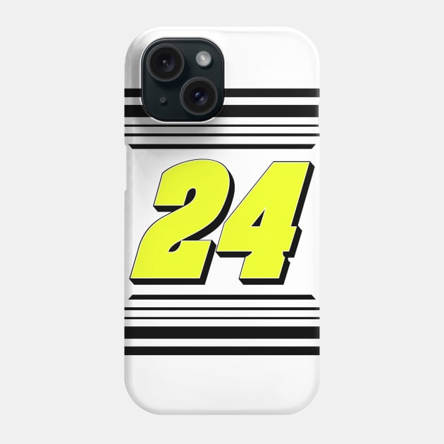 William Byron #24 2024 NASCAR Design Phone Case by AR Designs 