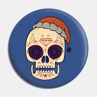 a dizzy skull Pin