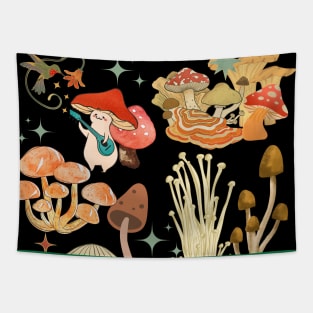 Vintage mushroom Tapestry
