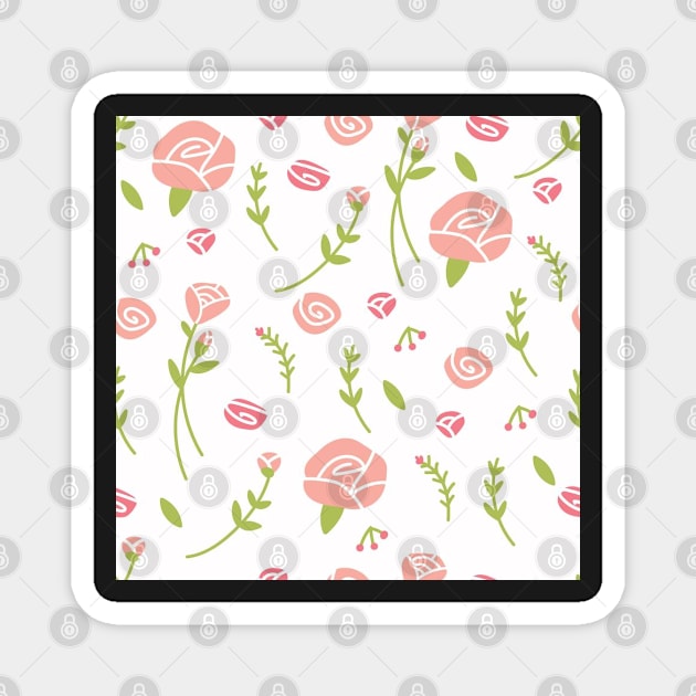 Rose Garden Magnet by VinylPatch