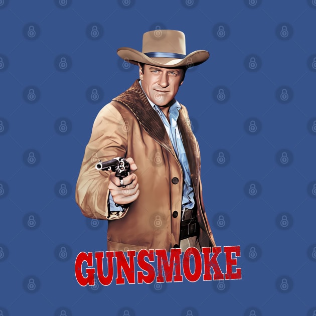 Gunsmoke - Matt Dillon - Gun - 50s Tv Show by wildzerouk