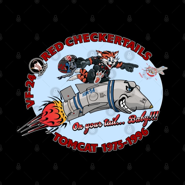 VF-24 Red Checkertails Nose Art by MBK