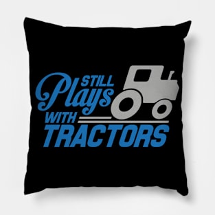 Still plays with tractors Pillow