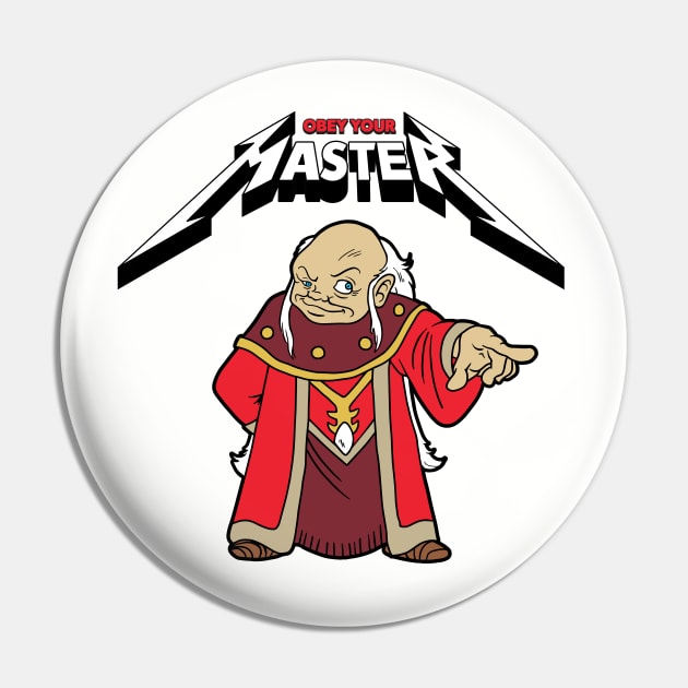 Obey Your Master - Dungeons & Dragons Dungeon Master Pin by Chewbaccadoll