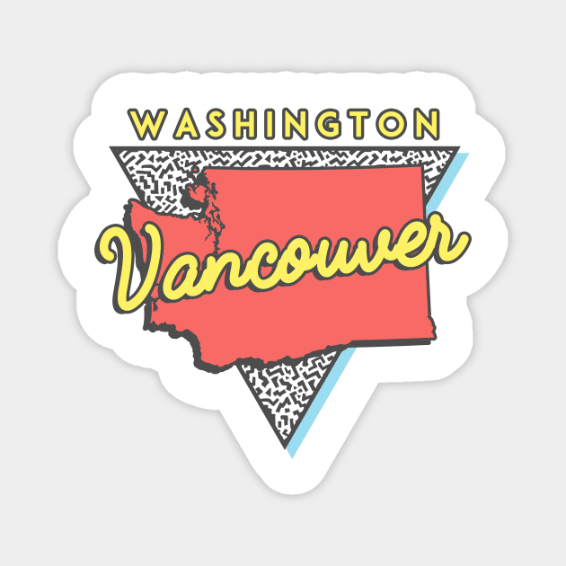 Vancouver Washington Triangle Magnet by manifest
