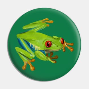 Red Eyed Tree Frog Pin