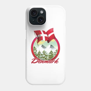 Denmark Travel logo Phone Case