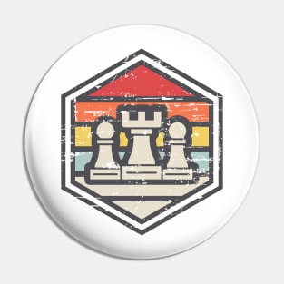 Retro Chess Rook Light Pin