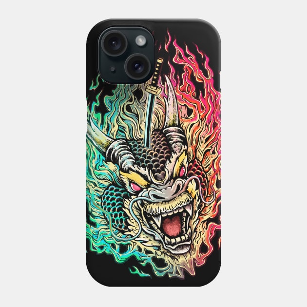 Dragon Slayer Phone Case by Villainmazk