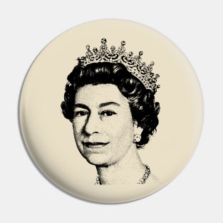 Queen Elizabeth T Shirt RIP - Queen of England Memoriam Pin