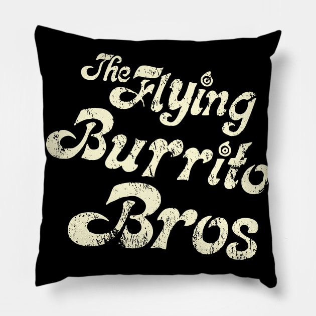 the flying burrito brothers Pillow by Ria_Monte