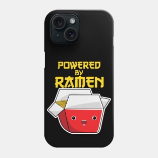 Powered By Ramen Kawaii Carton Bowl Face Phone Case