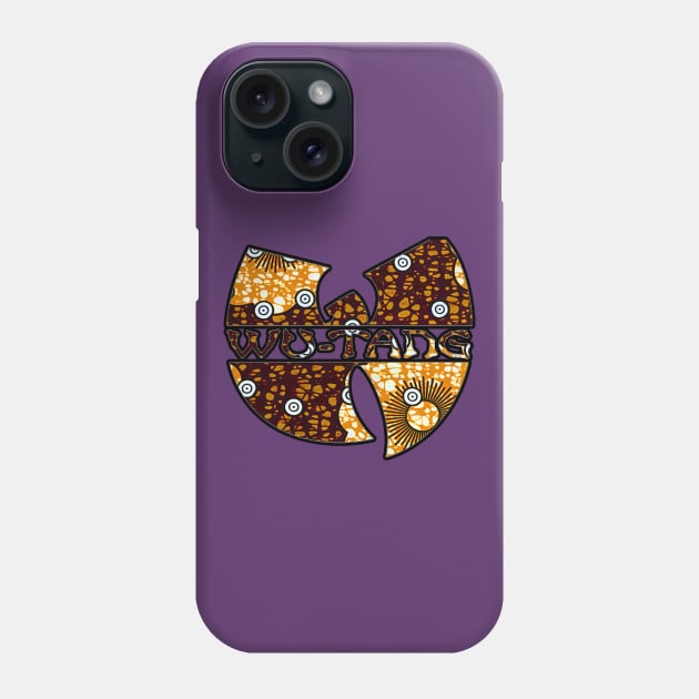 Wutang Afro Brown Phone Case by artbyomega