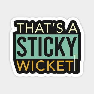 Cricket That's a Sticky Wicket Magnet