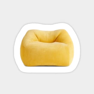 yellow bean bag Magnet