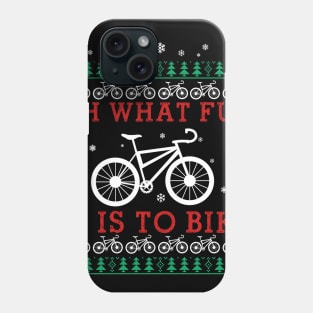 Oh What Fun It Is To Ride Bike Christmas Phone Case