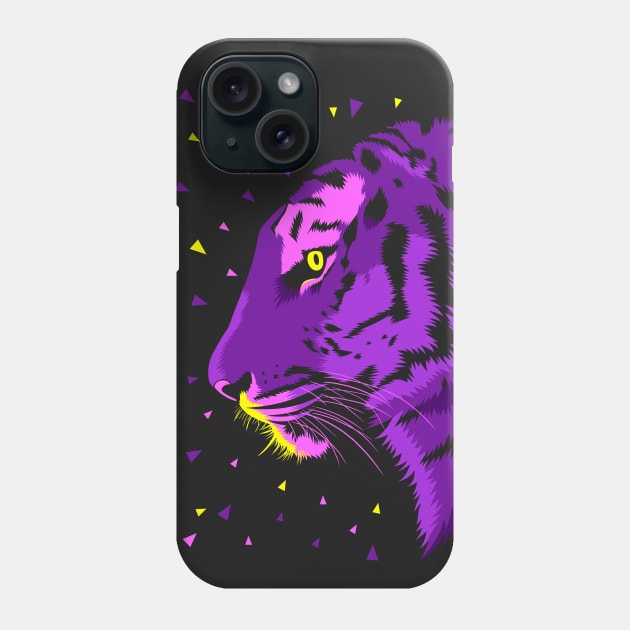 Psychedelic Tiger Phone Case by albertocubatas