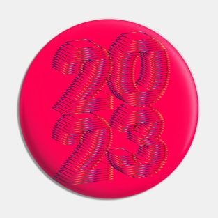 2023 retro color 1.0 Pin