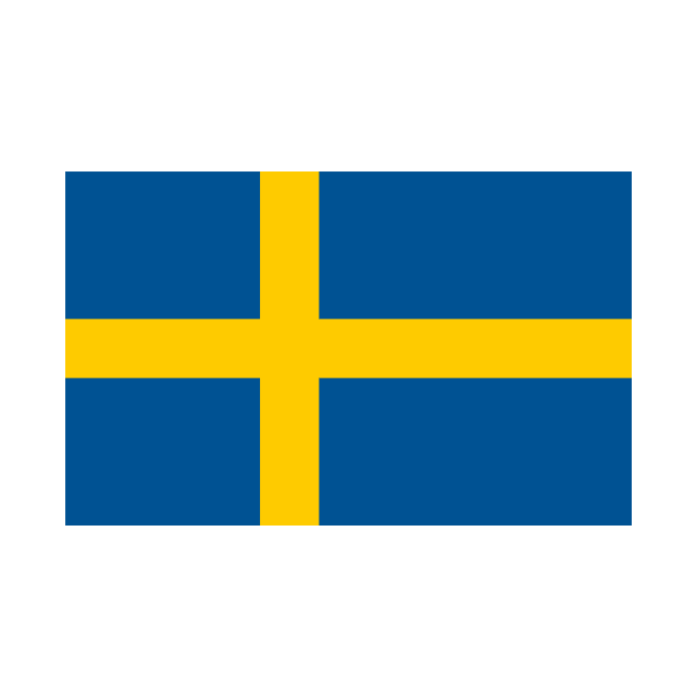 Sweden National Flag by Culture-Factory